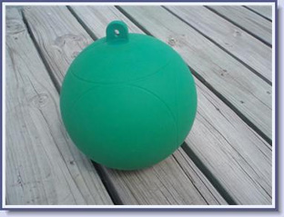 Buoy, green - We are no longer selling buoys other than with our slalom courses. Please call or email to add buoys to novice courses and 55 meter pregate additions.